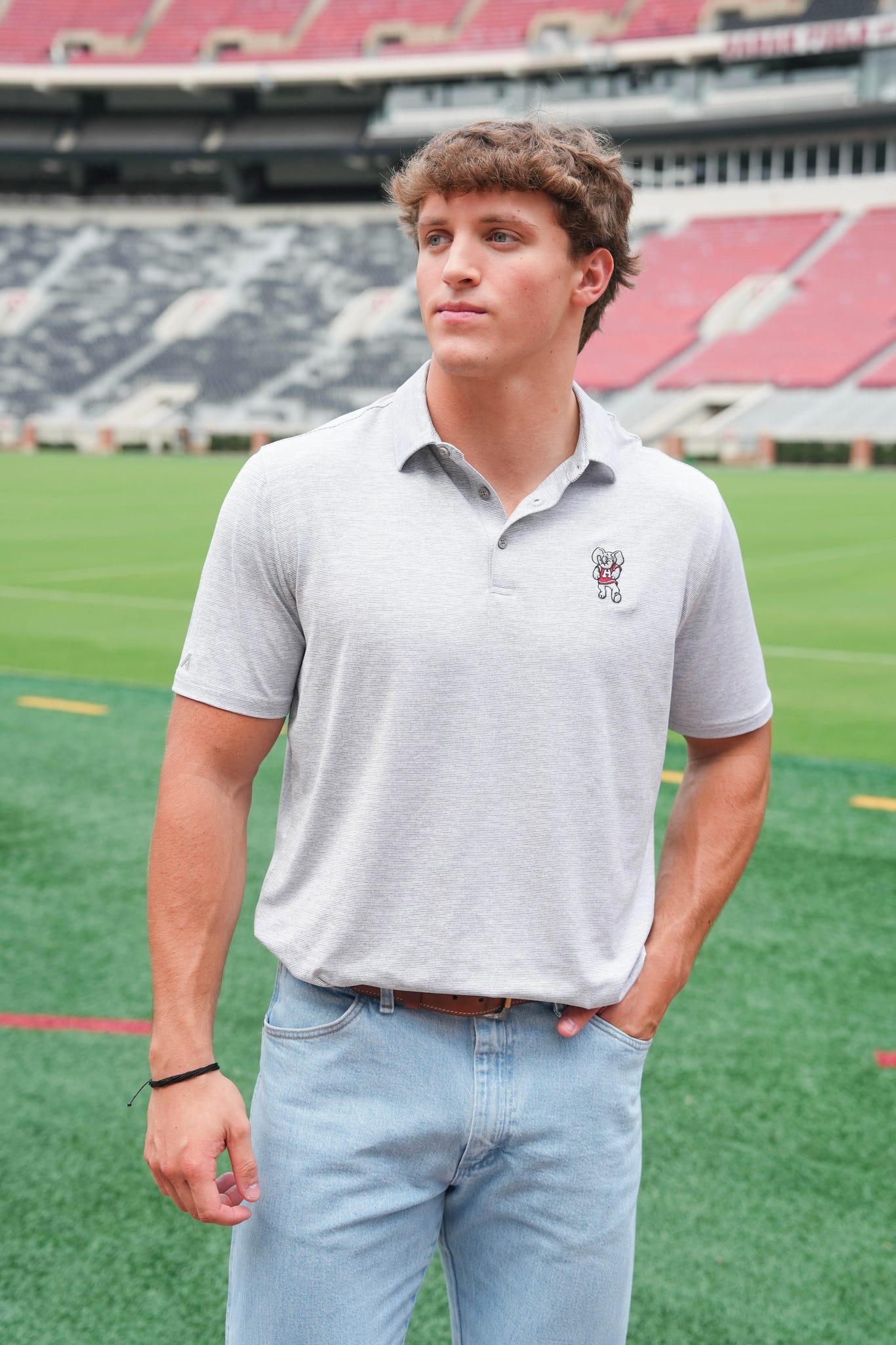 Antigua Vault 9 Distressed Polo