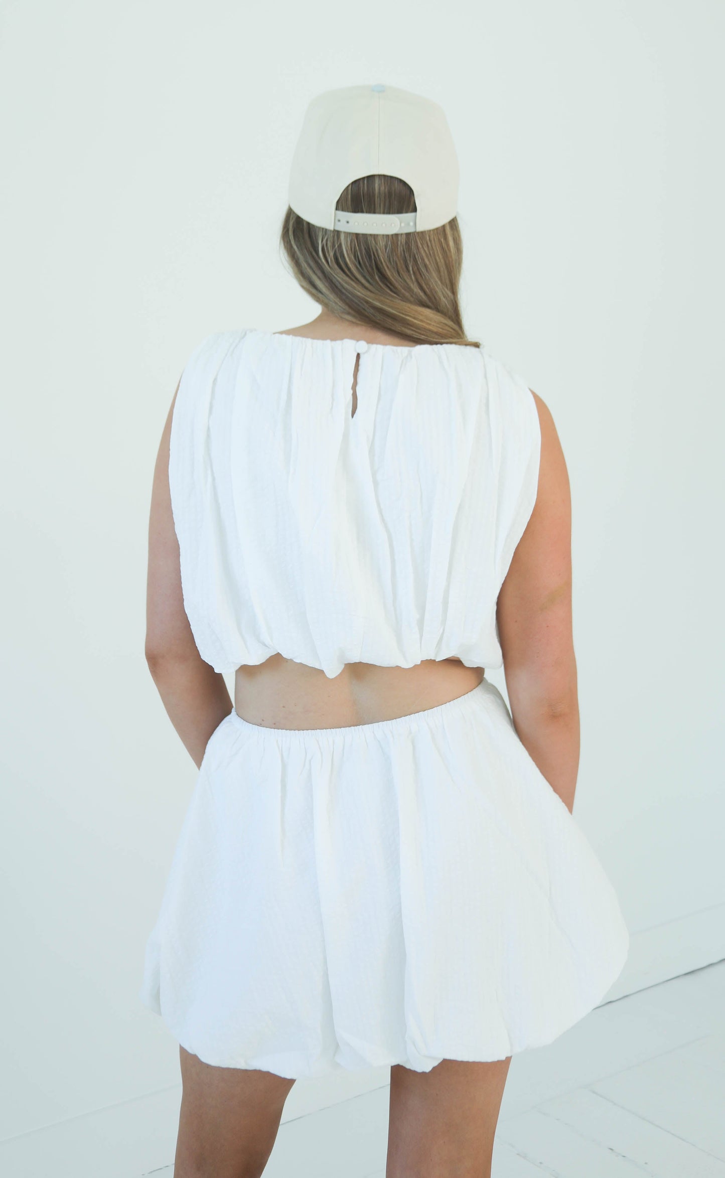 minkpink: alexa bubble crop top
