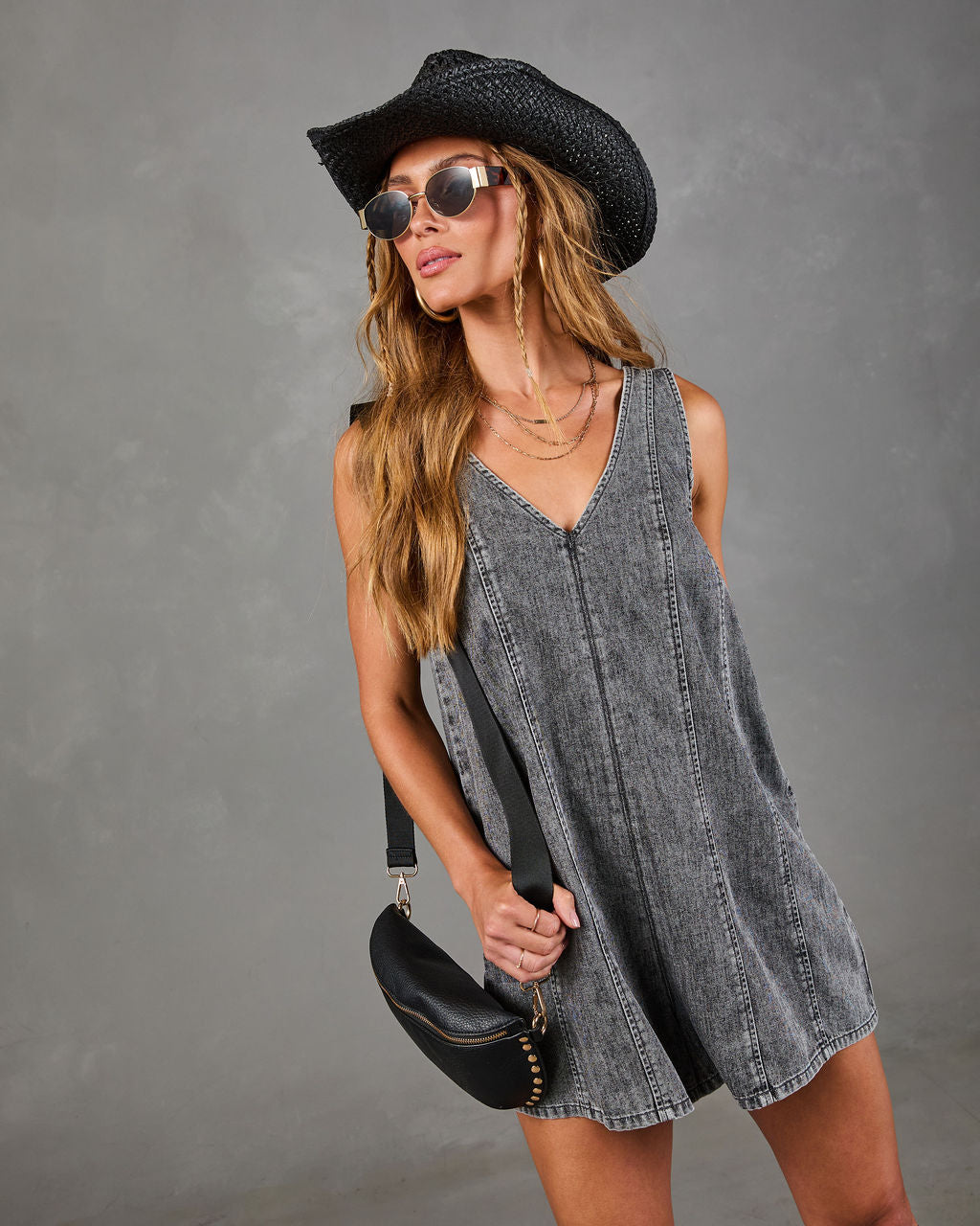 Free Roam Relaxed Cotton Romper