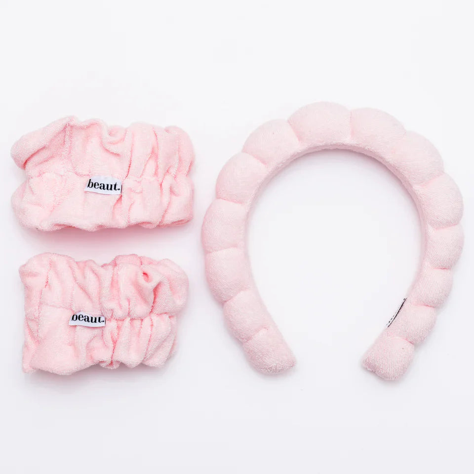 Beaut Bubble Headband & Wristband Set