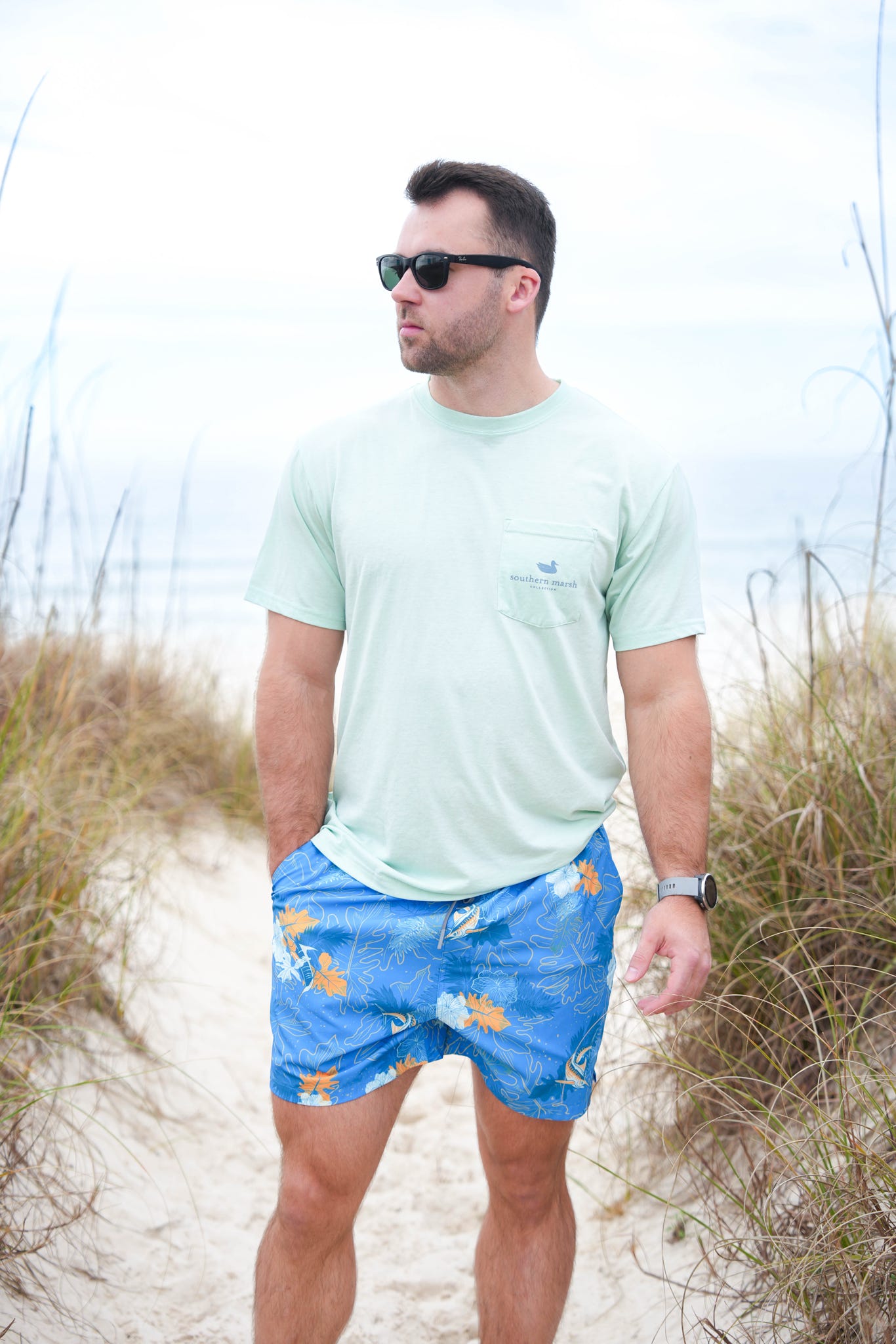 Aftco Strike Swim Short Print