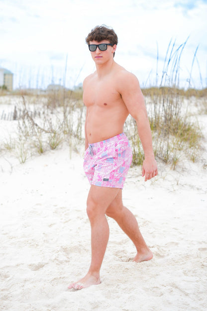 Aftco Strike Swim Short Print