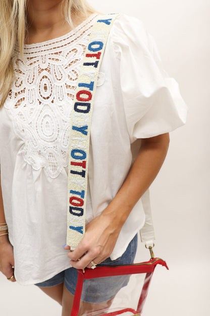 Capri Collegiate Beaded Strap