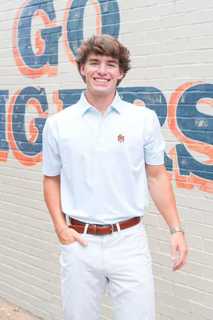 Aubie Tile Print Polo