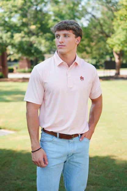 Aubie Tile Print Polo