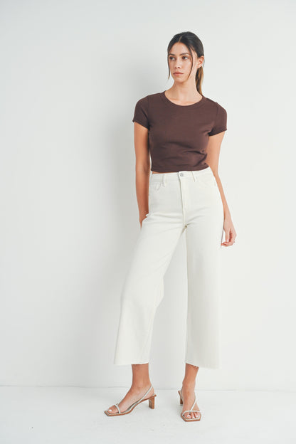 Just Black Scissor Cut Jeans