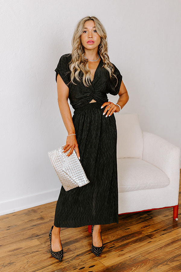 Social And Chic Pleated Skirt