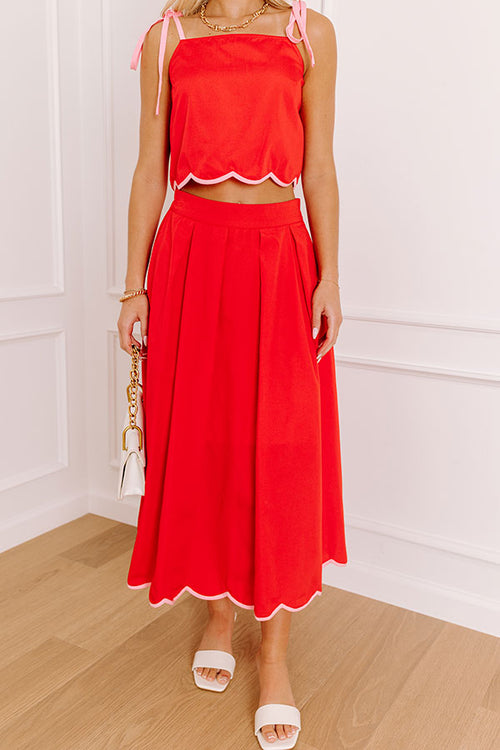 Haute In Here High Waist Midi Skirt
