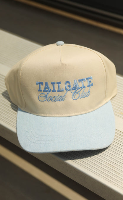 charlie southern: tailgate social club trucker - denim