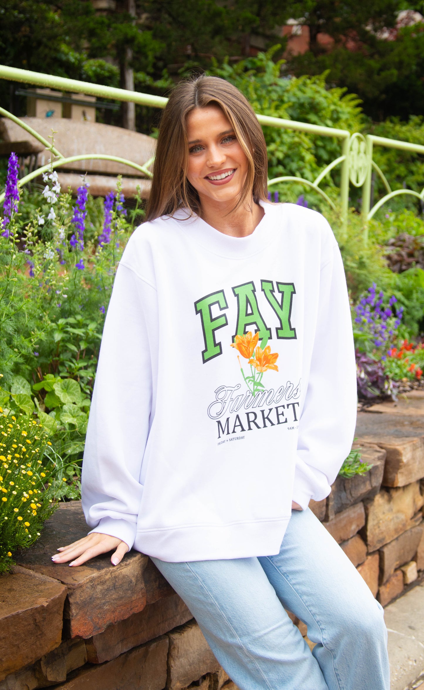 charlie southern: fay farmers market mock neck