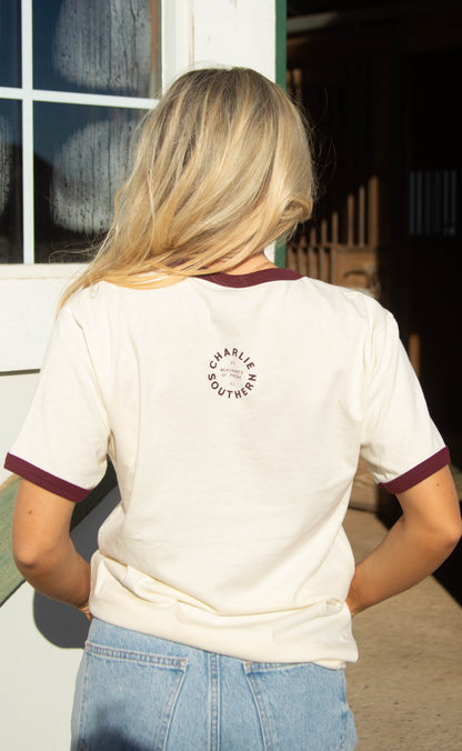charlie southern: country spirit ringer tee