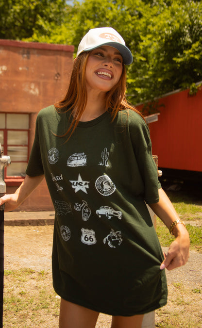 charlie southern: road trippin tee