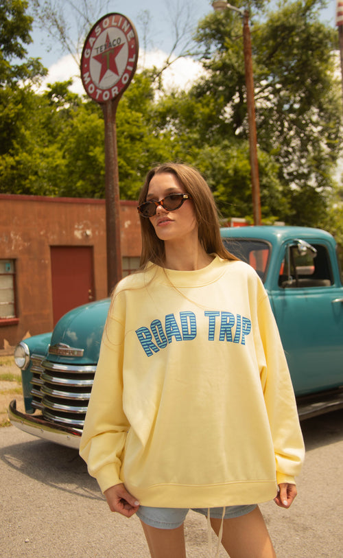 charlie southern: road trip mock neck