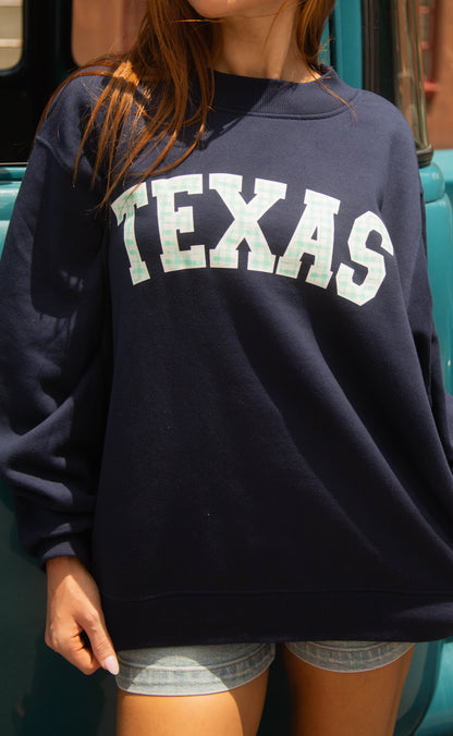 charlie southern: texas mock neck - navy