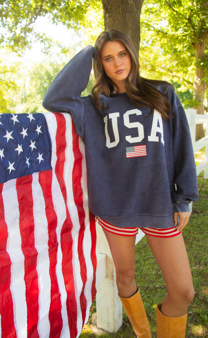 charlie southern: usa flag cord