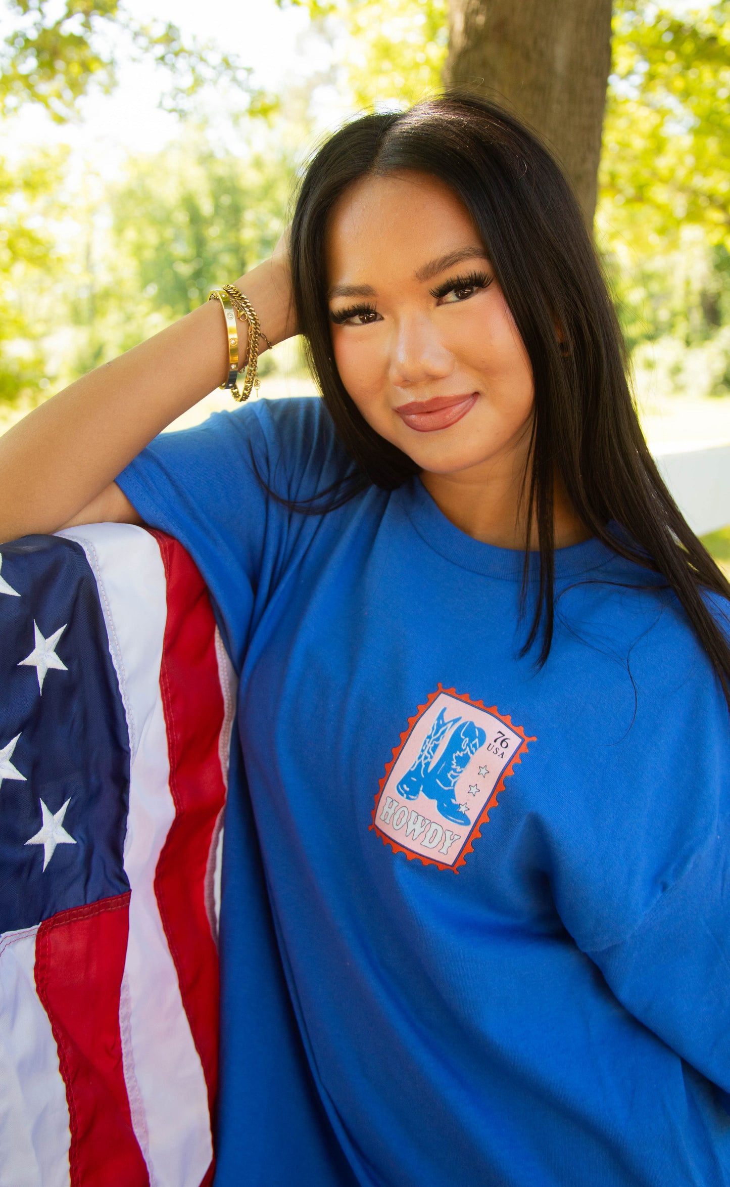 charlie southern: howdy stamp tee