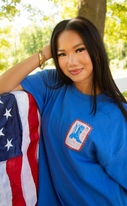 charlie southern: howdy stamp tee
