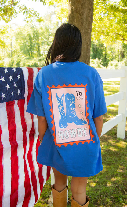 charlie southern: howdy stamp tee