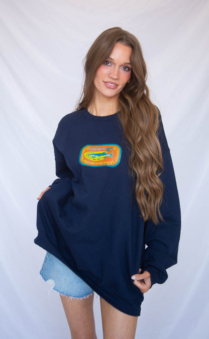 friday + saturday: sardines sweatshirt