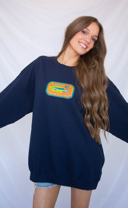 friday + saturday: sardines sweatshirt