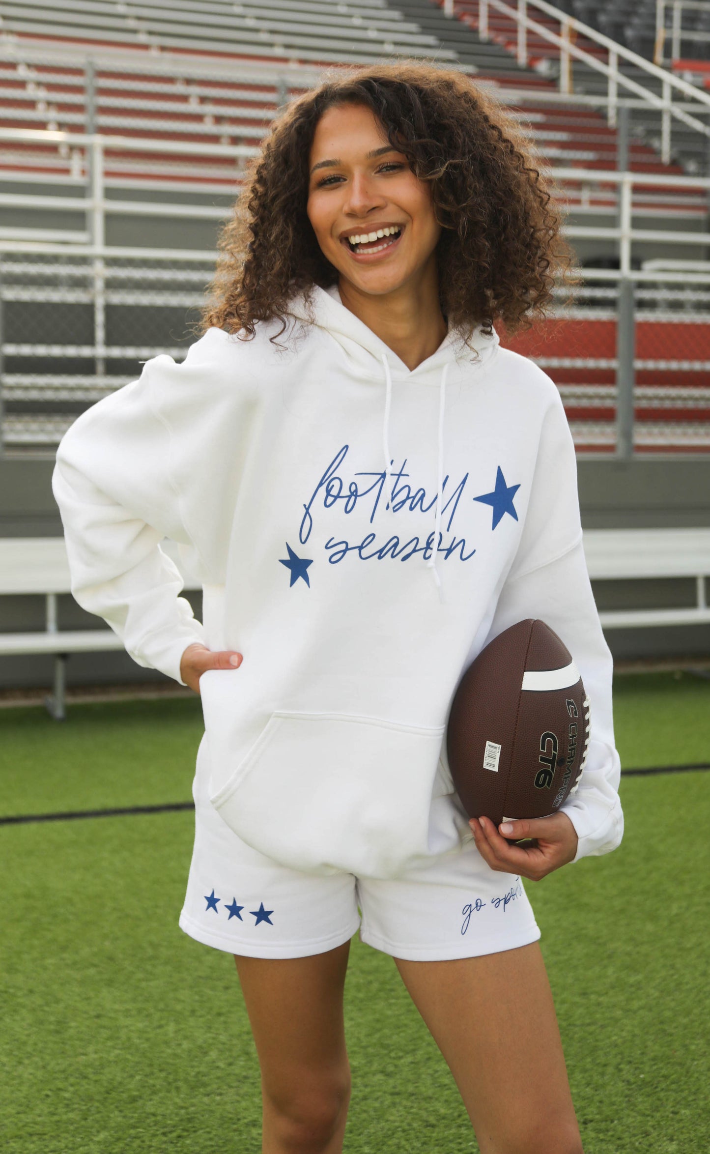 charlie southern: go sports sweat shorts - blue