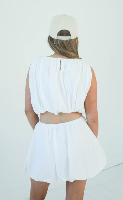 minkpink: alexa bubble crop top