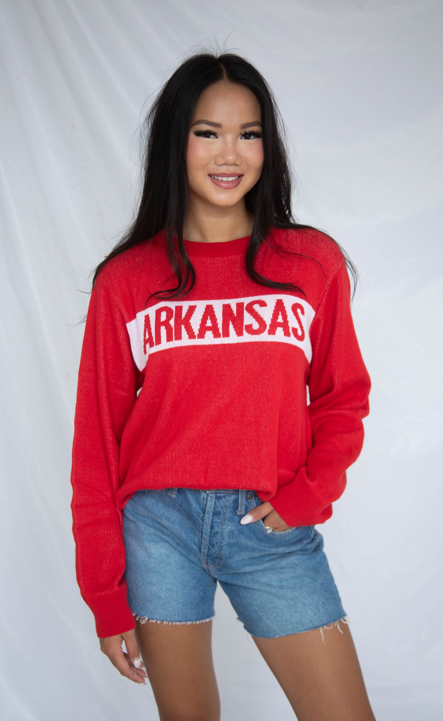 arkansas crewneck sweater