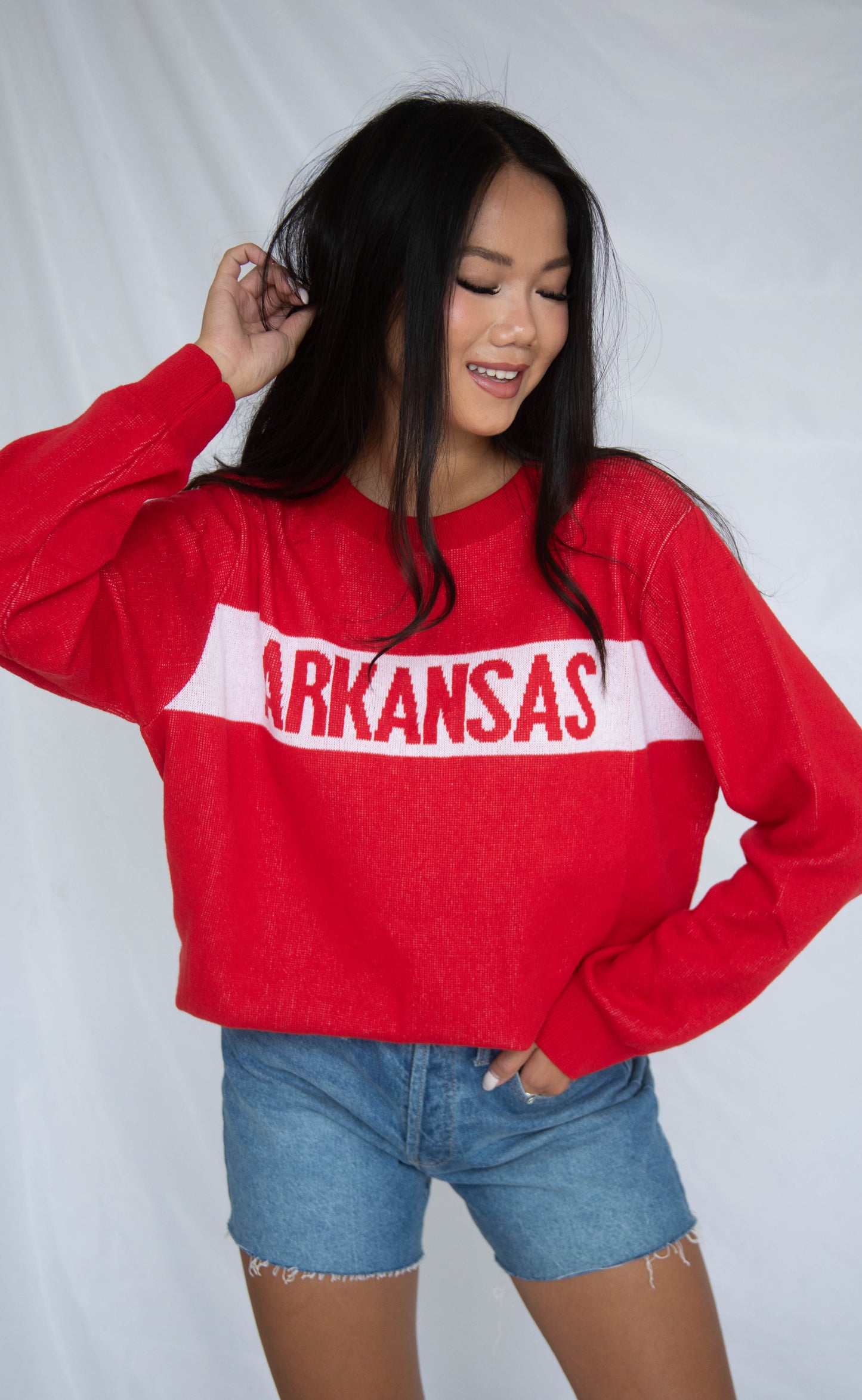 arkansas crewneck sweater