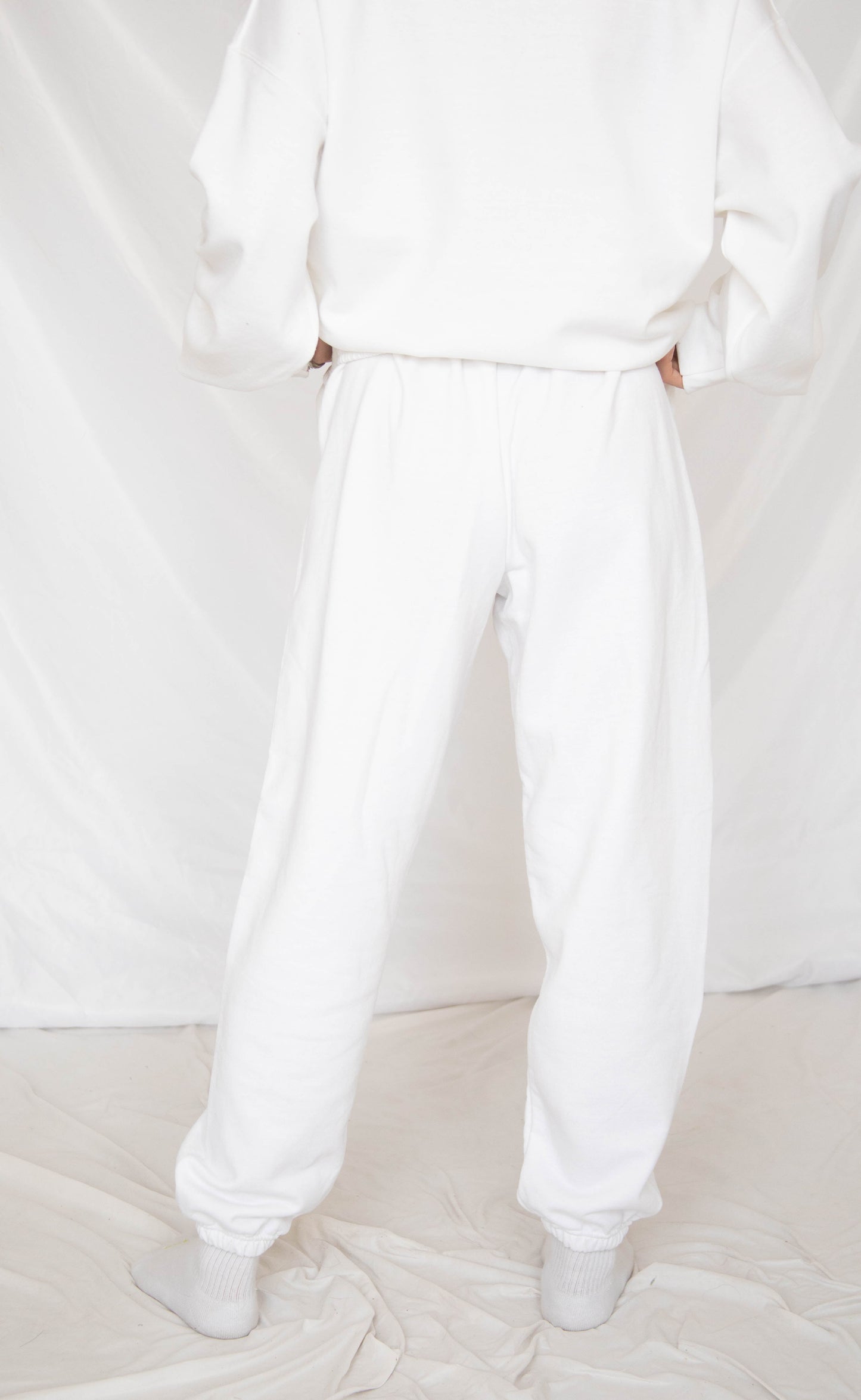 friday + saturday: classic mom sweatpants -  blue