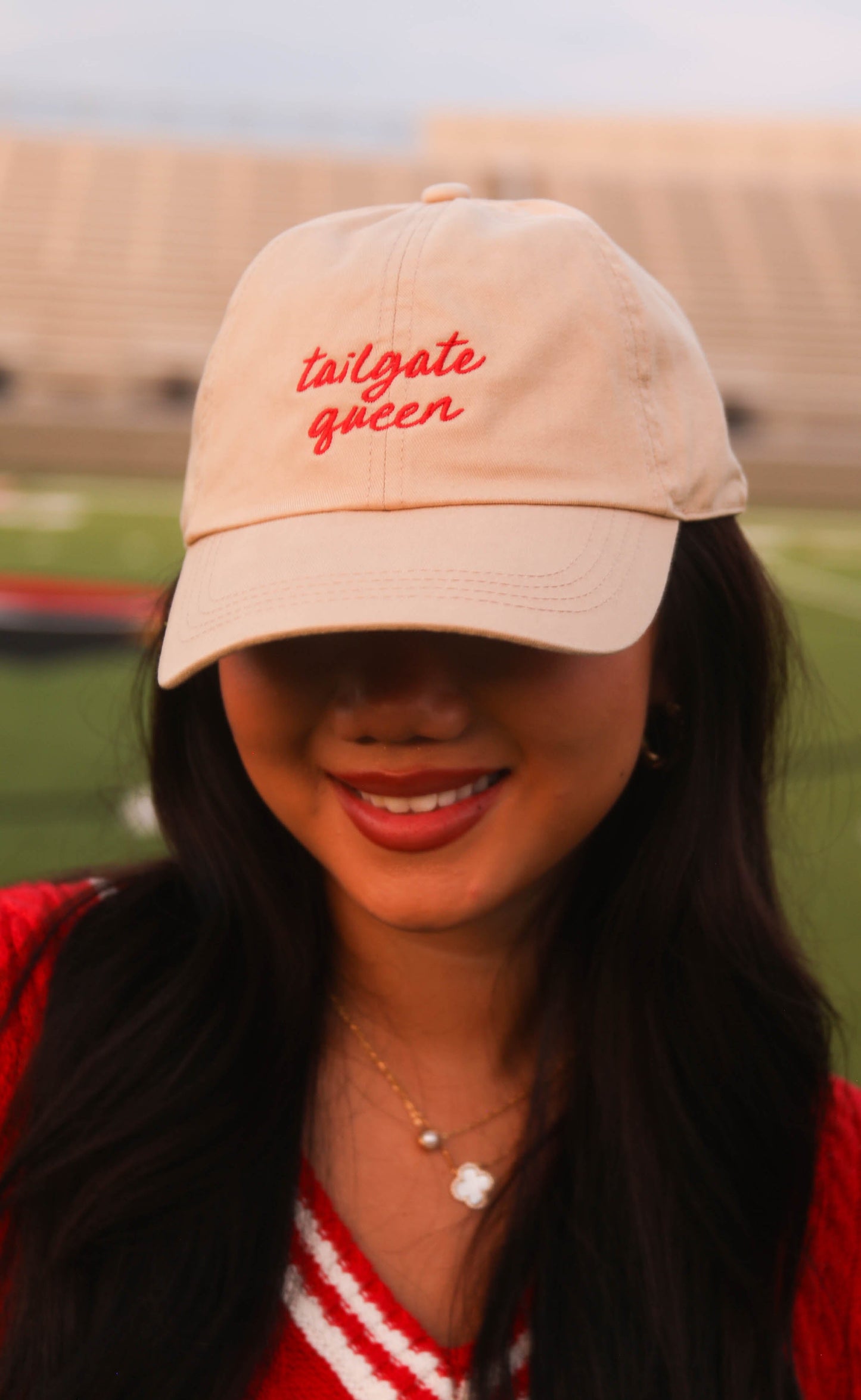 friday + saturday: tailgate queen hat