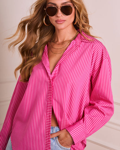 Delicate Muse Button Down Top