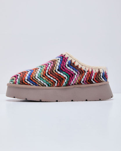 Emberlane Embroidered Platform Mules