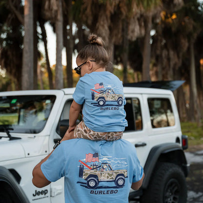 Boys' Burlebo Camo Beach Cruiser Tee