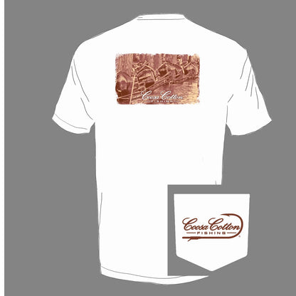 Coosa Cotton Poles Down Tee