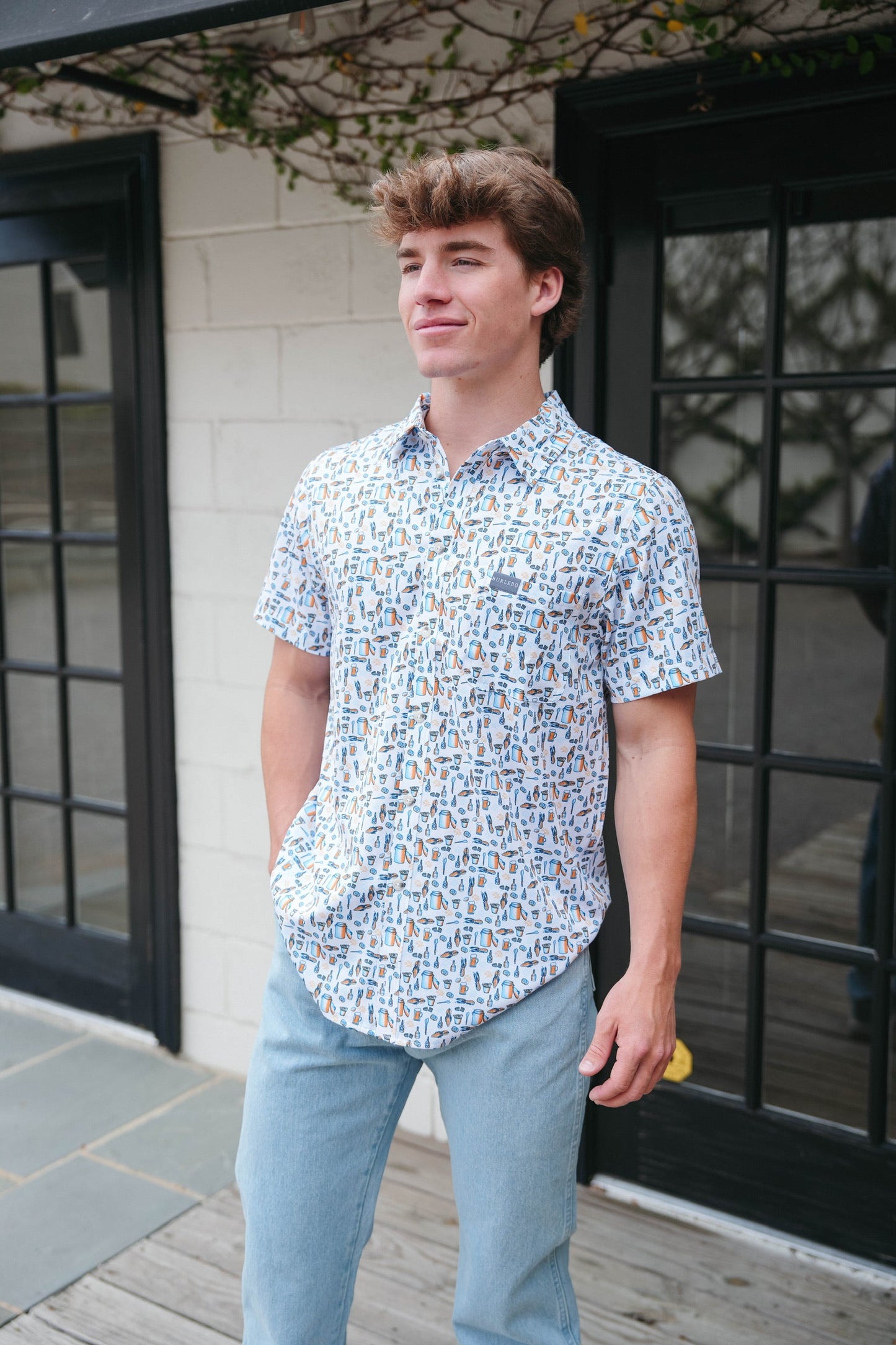 Burlebo Performance Button Down
