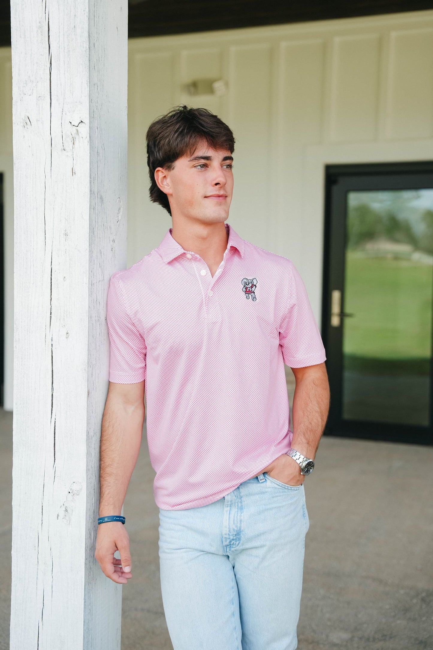 Cutter & Buck Pike Eco Symmetry Polo Standing Elephant Polo