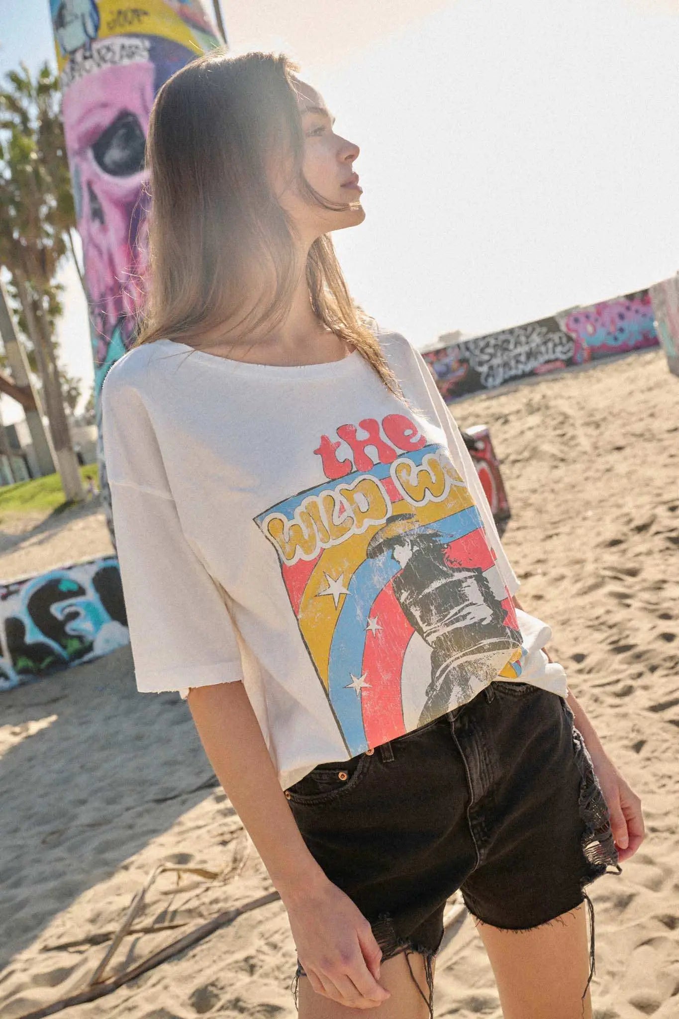Wild West Oversize Cowboy Graphic Tee