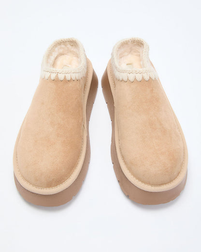 Emberlane Embroidered Platform Mules