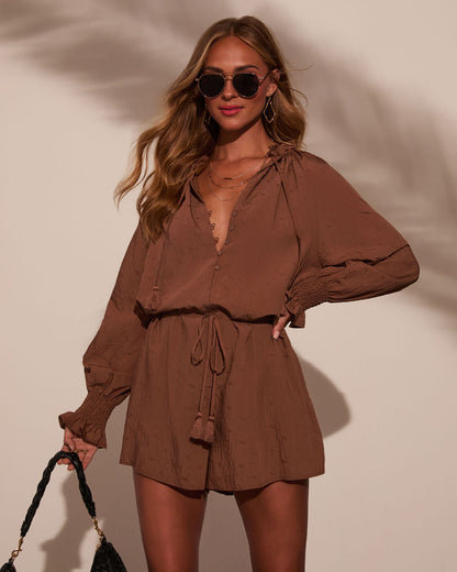 Drifter Waist Tie Romper