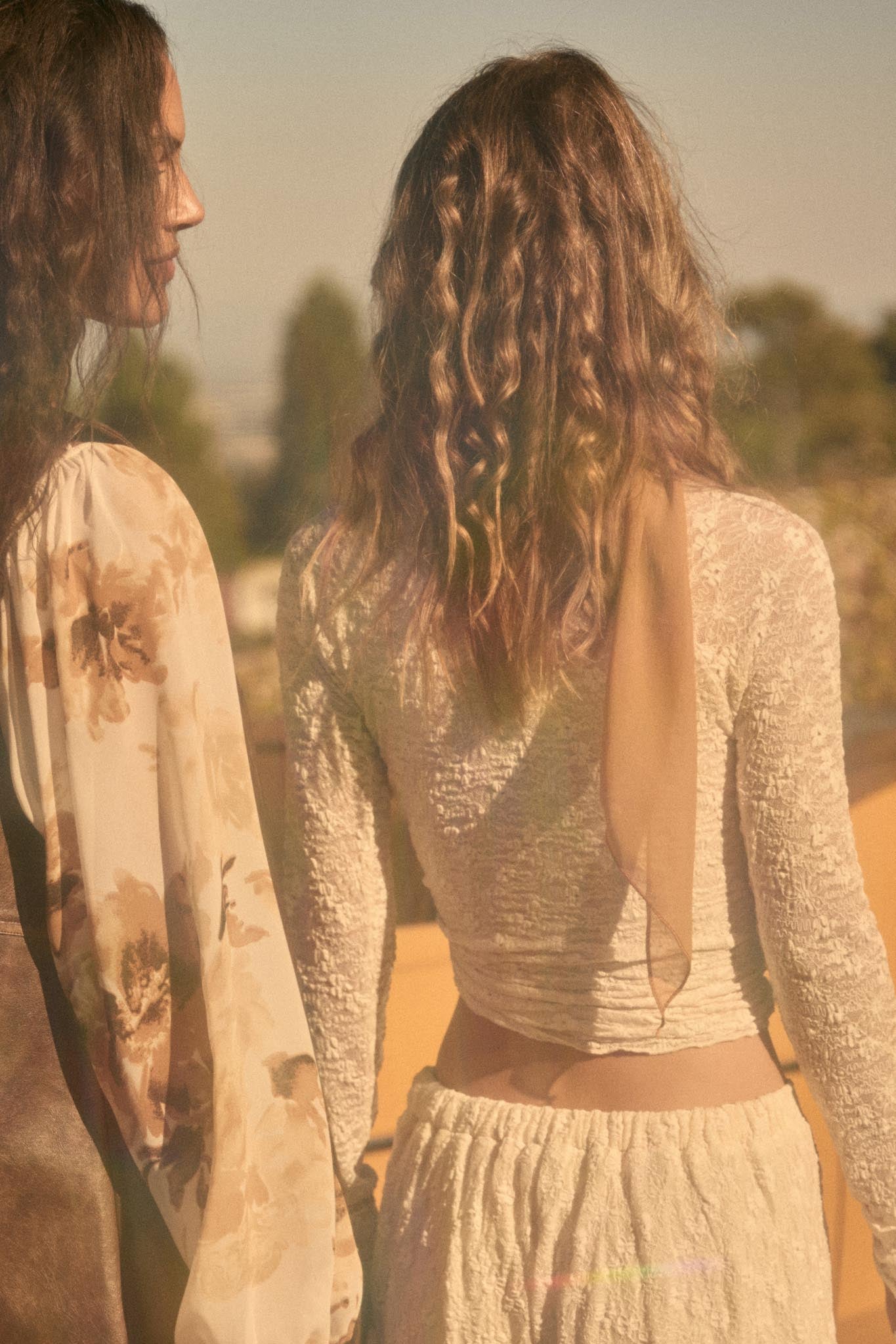 Sweetest Thing Floral Lace Mock-Neck Thumbhole Top