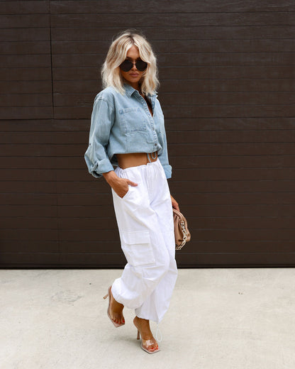 Blues For You Chambray Top