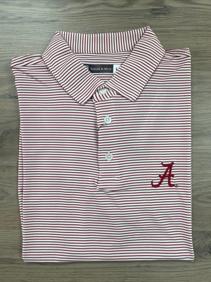 Boys' Taylor & Mick 1018 Bama Script Polo