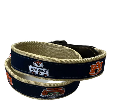 Boys' Zeppelin Auburn Ribbon Belt