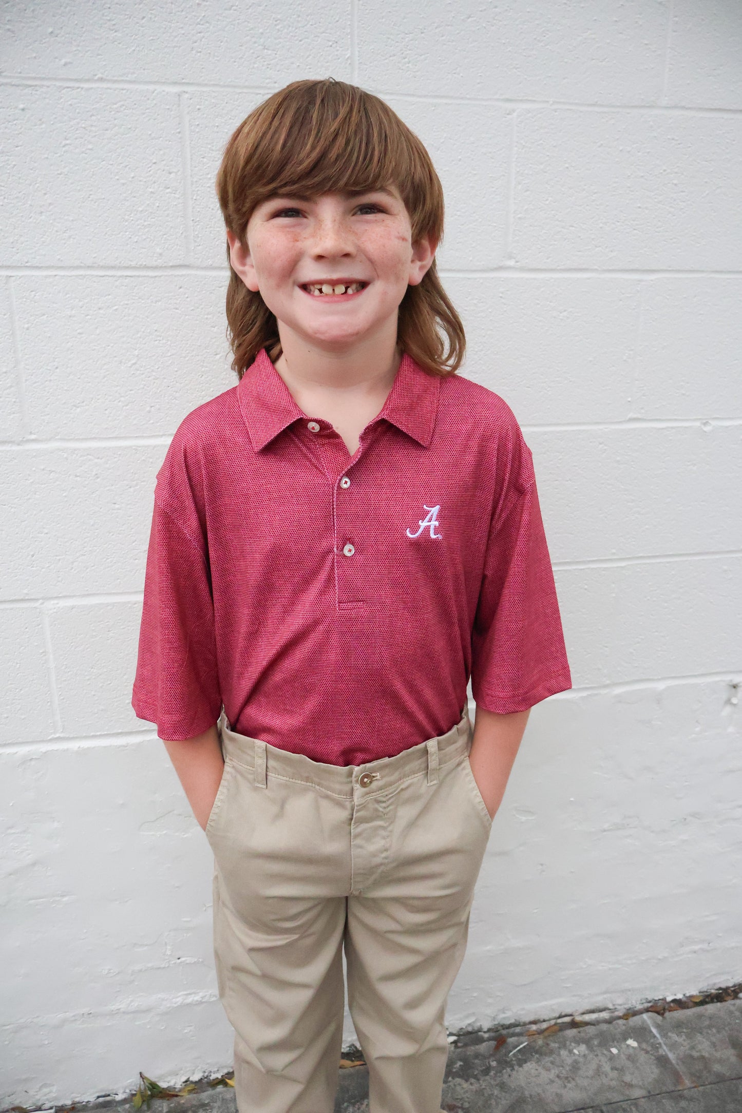 Boys' Johnnie O Gibson Collegiate Polo