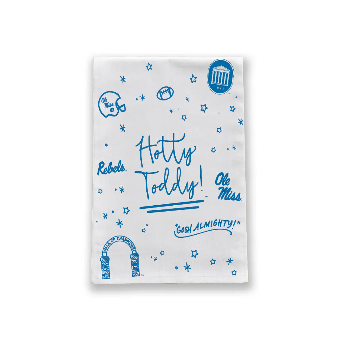 Collegiate Confetti Tea Towel