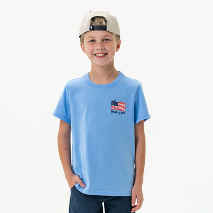 Boys' Burlebo Camo Beach Cruiser Tee