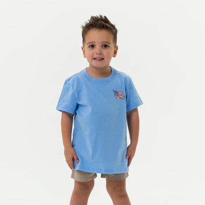 Boys' Burlebo Patch Flag Tee