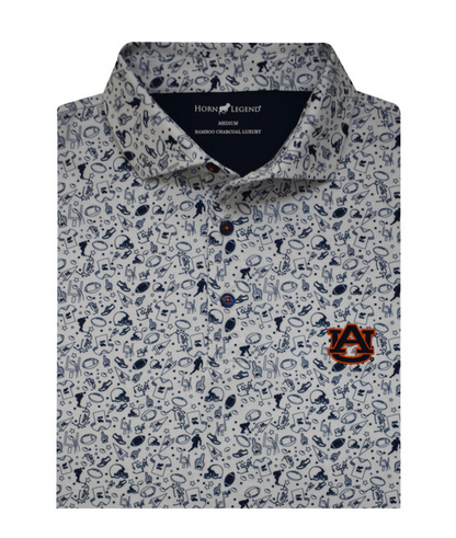 Boys' Horn Legend Auburn Polo