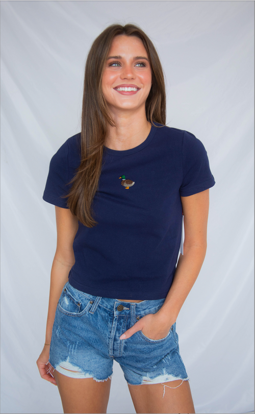 mallard embroidered tee
