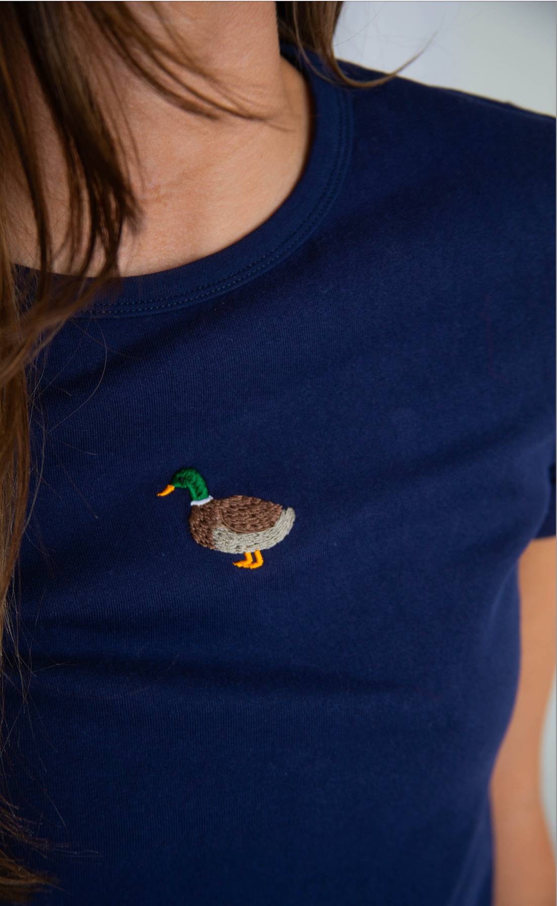 mallard embroidered tee